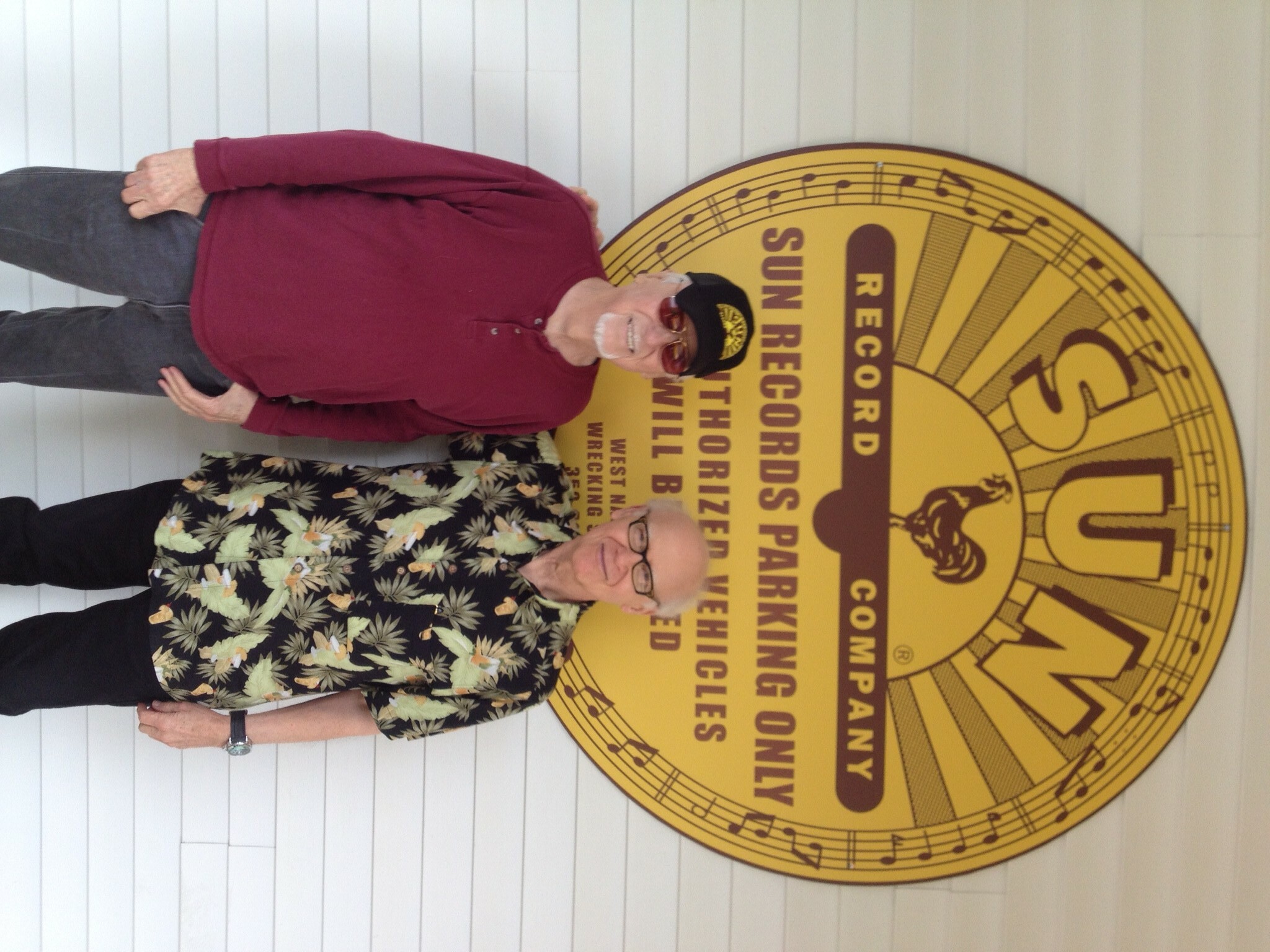 We were happy to welcome Sonny Burgess (left) as he visited the Sun HQ.